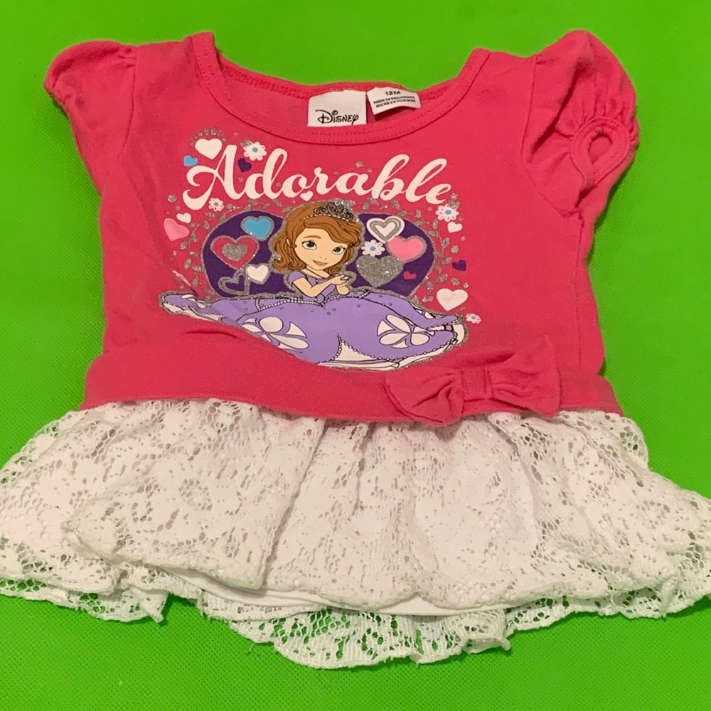 Disney Baby Princess Top with Ruffles - 12 Months